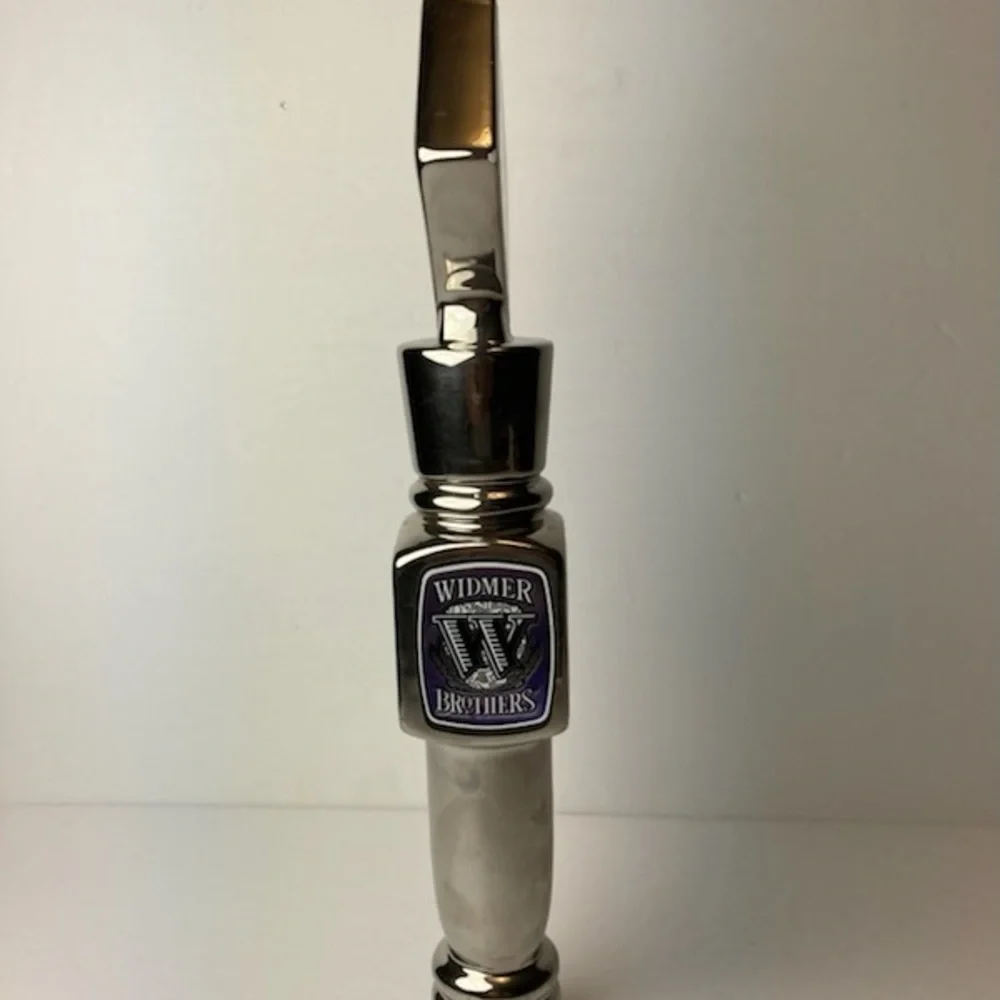 Widmer Brothers Snow Plow Milk Stout Beer 12 Inch Tap Handle Chrome